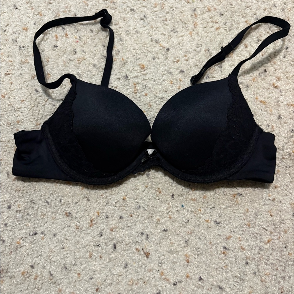 Elegant Black Lace Bra